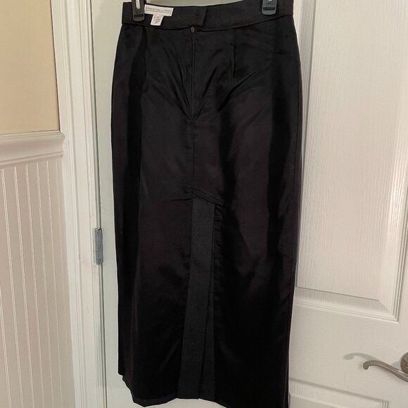 PRESTON & YORK SLATE GREY LONG A-LINE SKIRT SIZE 10 - Picture 6 of 10